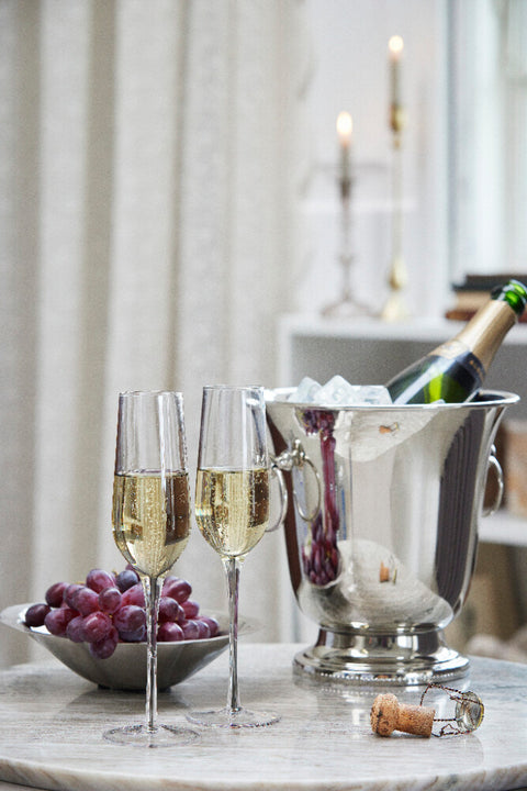 Victorinne champagne glass 20 cl. smoke