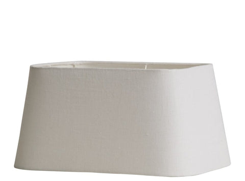 Rustic Linen shade white 36.5x22.5 cm.
