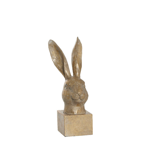 Semina Easter Bunny Bust H26.2 cm. light gold
