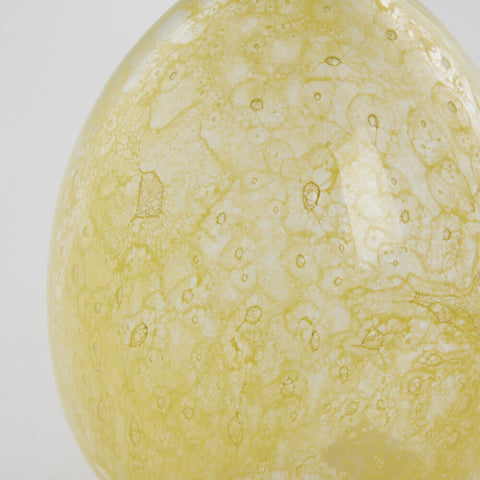 Murina Mouth Blown Glass Egg H15 cm. mellow