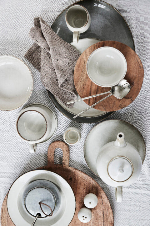 Caia dish cloth set taupe - 2 pcs.