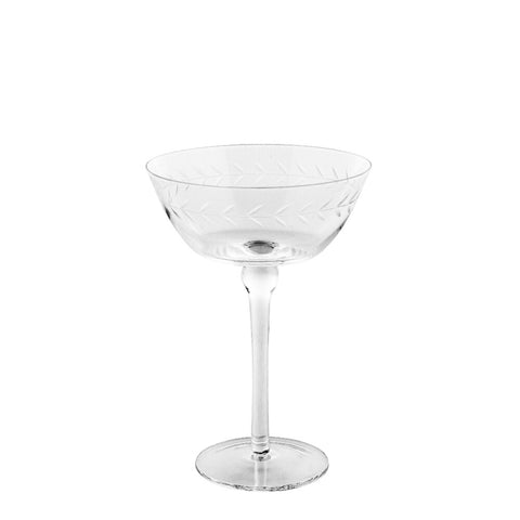 Dauphine champagne saucer clear 33 cl