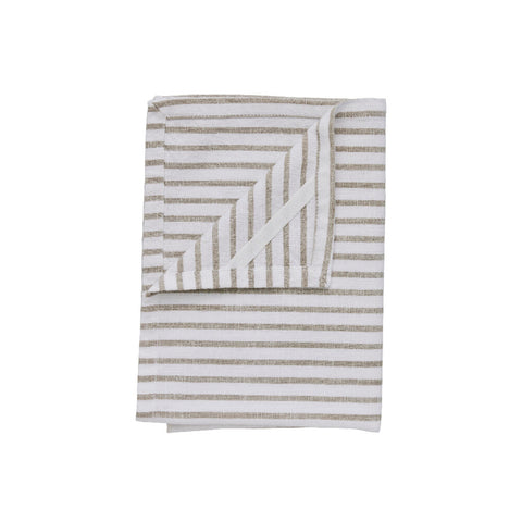Olivia kitchen towel 70x50 cm. sand striped