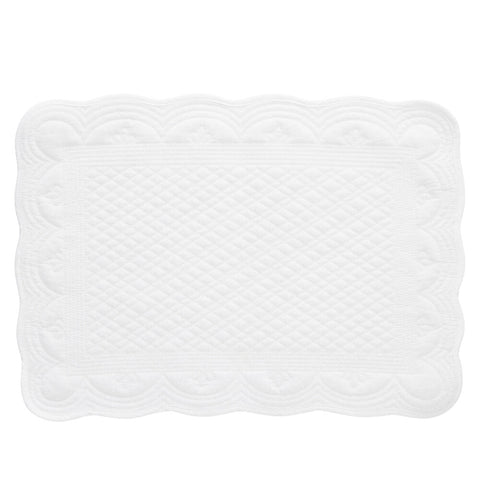 Estrid placemat 48.5x33.5 cm. white