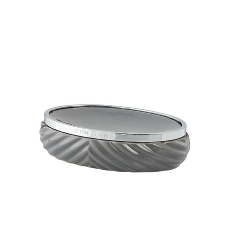 Milda soap dish H3.5 cm. m. grey