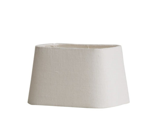 Rustic Linen shade white 20.5x12.5 cm.