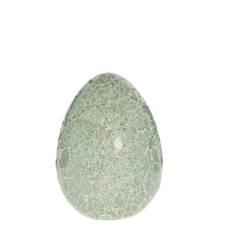 Murselia egg H20 cm. mint green