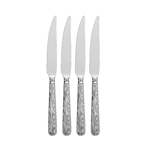 Delia 4 pcs. steak knives silver