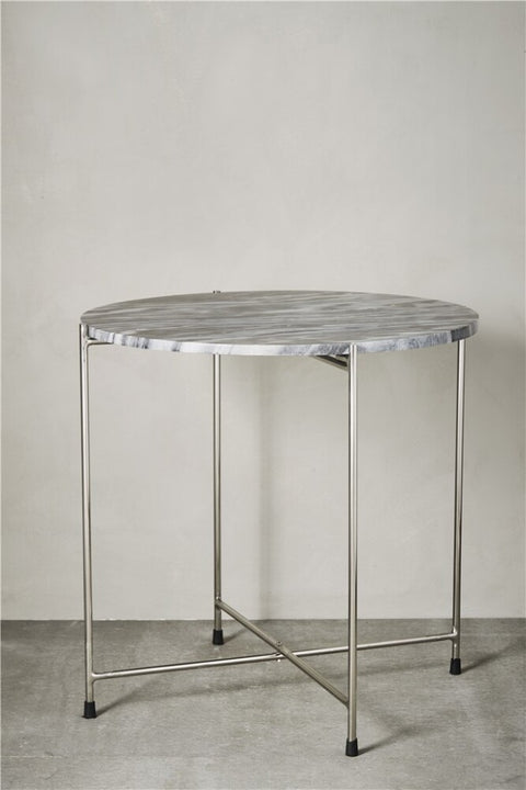Marmilla side table 50x50 cm. dark grey