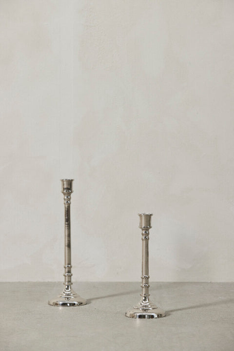 Sandia candlestick Ø10X24 cm, Silver