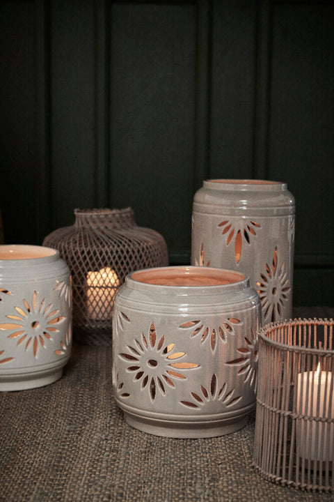 Harper lantern 30x30 cm. Nature