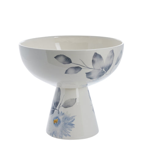 Sanella decoration bowl Ø25.5X22.5 cm, F. Blue/Off W.