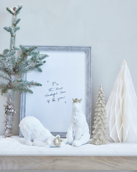 Nordic and elegant white Christmas decorations from Lene Bjerre