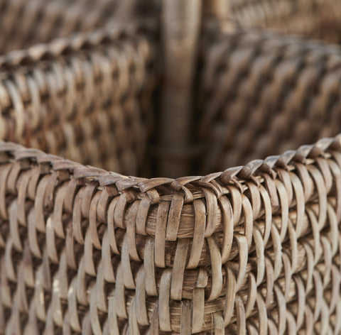 Norah utensil holder 19.5x19.5 cm. nature