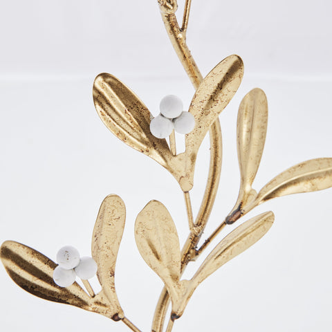 Missia candlestick H30 cm. light gold