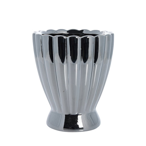 Shenella flower pot Ø17 H20 
silver