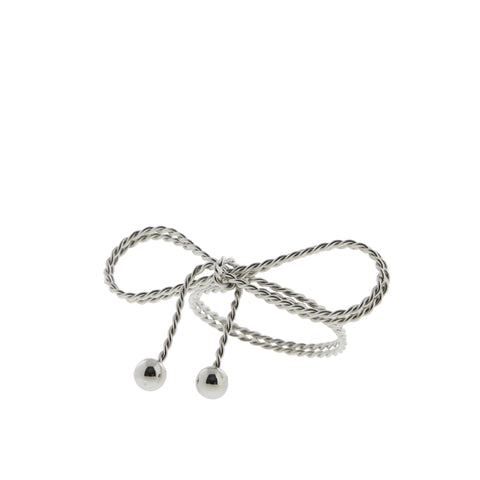 Sigrid napkin ring silver brass H5 cm