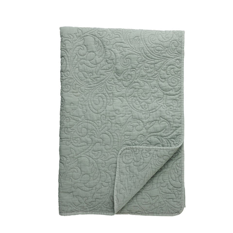 Isabelle throw dark sage 170x130 cm