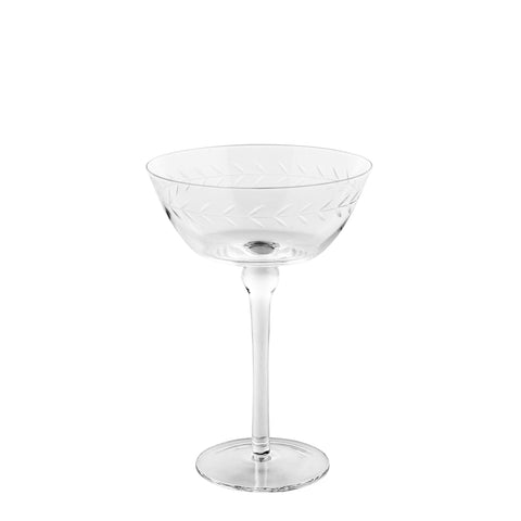 Dauphine champagne saucer clear 33 cl