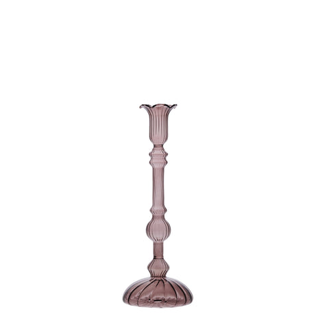 Astalina  candlestick H26.5 cm. dark red