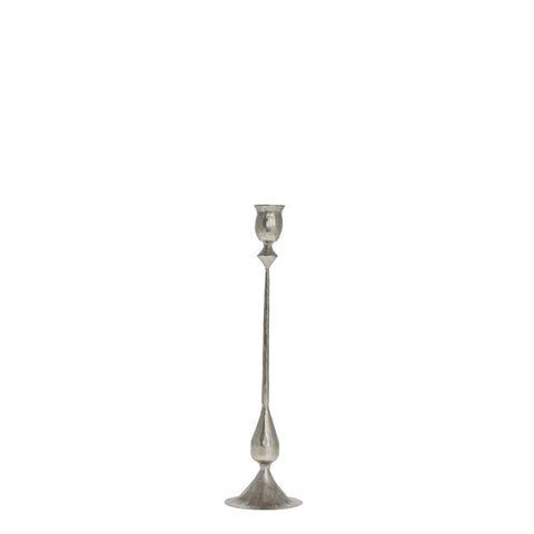 Ingrid  candlestick H33.5 cm. silver