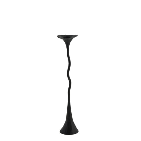 Cala  candlestick H35 cm. black