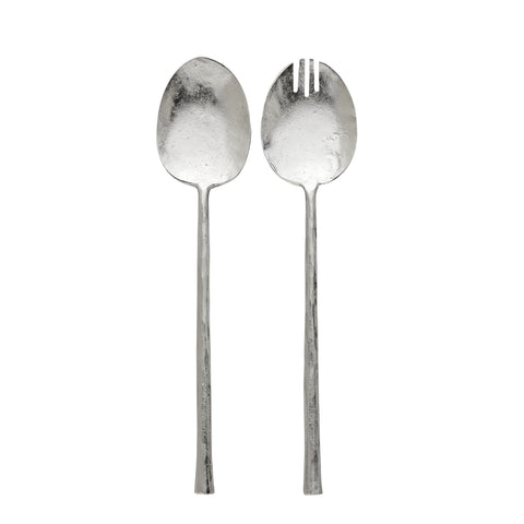 Demilla 2 pcs. salad servers 28 cm silver