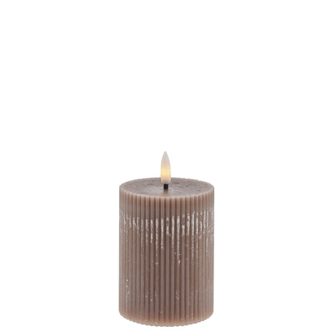 Lillia  LED candle  H10 cm. rose tan
