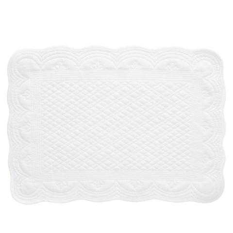 Estrid placemat 48.5x33.5 cm. white