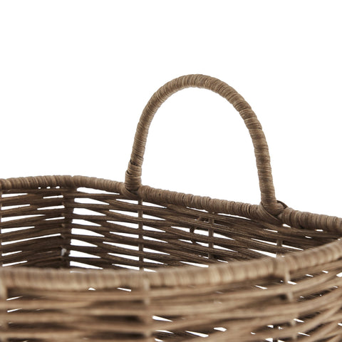 Esther  basket H17 cm. brown