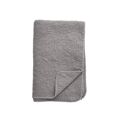 Isabelle bedspread 260x240 cm. grey