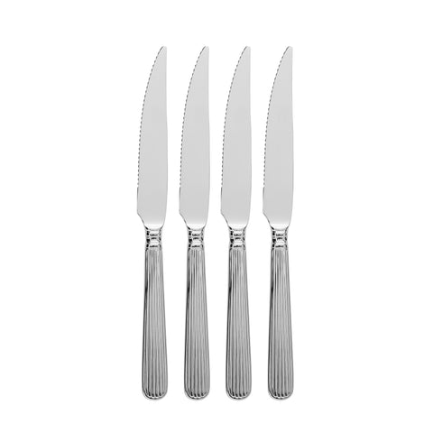 Delia 4 pcs. steak knives silver