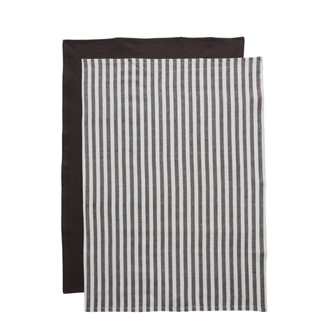 Estrille 2 pcs. tea towel 70x50 cm. brown