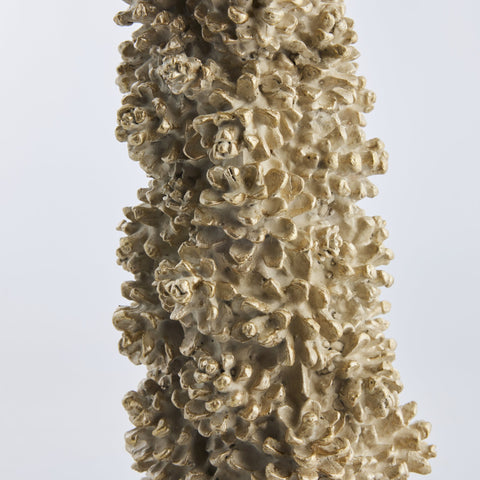 Serafina decoration light gold, Polyresin 14.5X14 H47.8