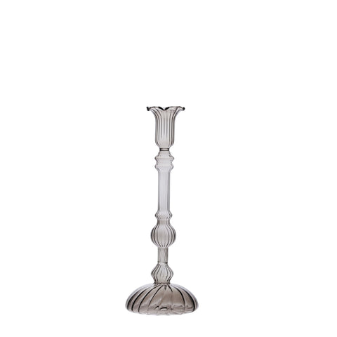 Astalina  candlestick H26.5 cm. grey