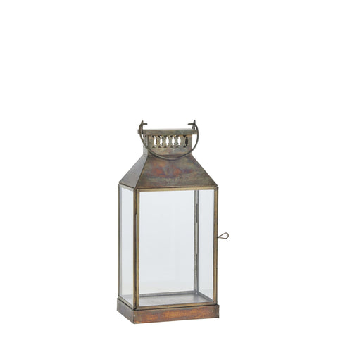 Signe  lantern H30.5 cm. antique brass