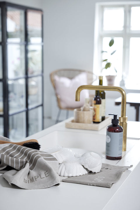 Striped kitchen towel 70x50 cm