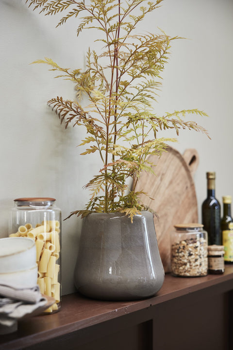 Josefine  vase H20.5 cm. taupe