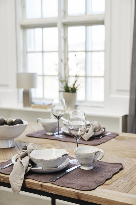 Estrid placemat 48.5x33.5 cm. brown