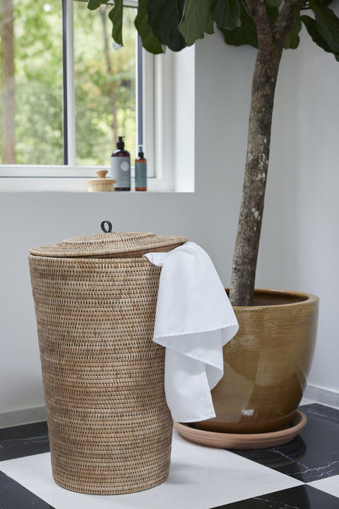 Norah laundry basket  H60 cm. nature