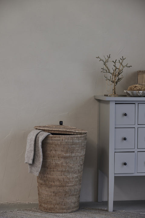Norah laundry basket  H60 cm. nature