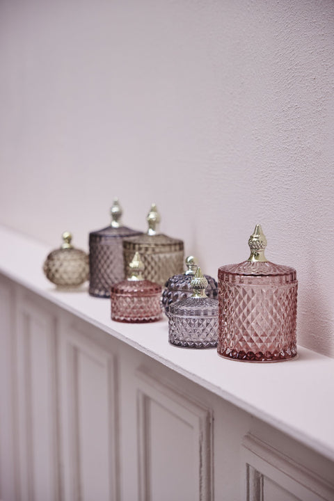 Miya jar H17.5 cm. dark grey