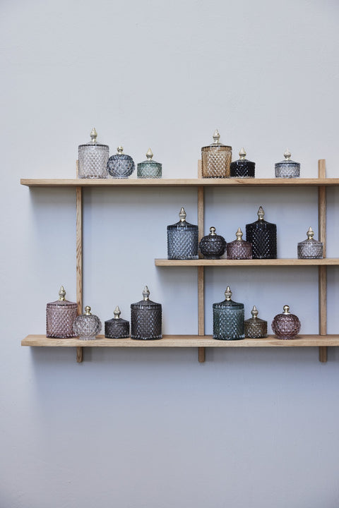Miya jar H17.5 cm. dark grey