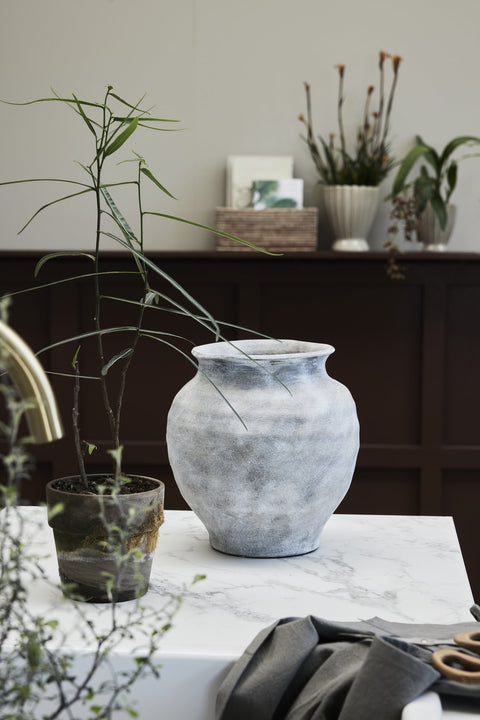 Shenella flower pot Ø17 H20 
linen