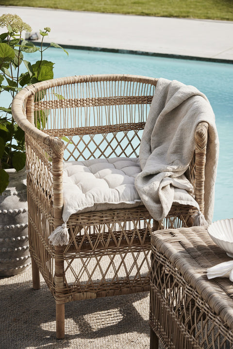 Felima seat cushion white 45x45 cm