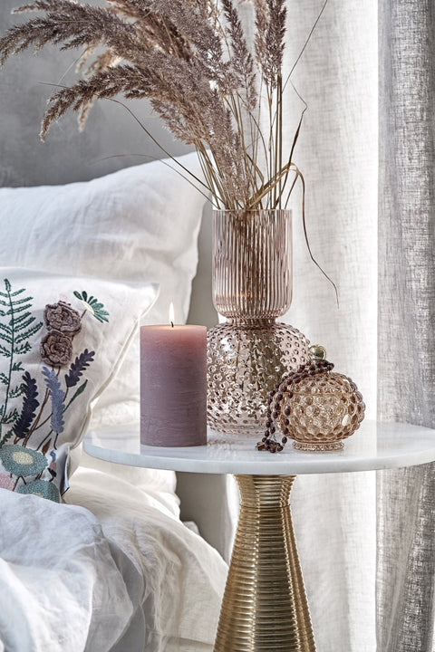 Valona vase H30cm. linen stoneware