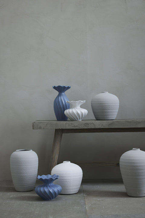 Susille vase Ø16.5X14 cm, White