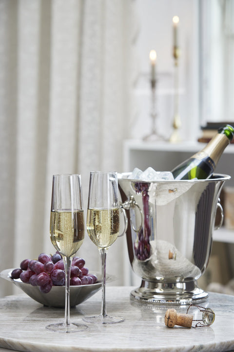 Victorinne champagne glass 20 cl. smoke