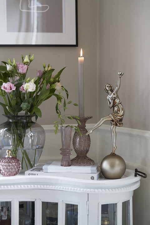 Miya jar H11 cm. misty rose