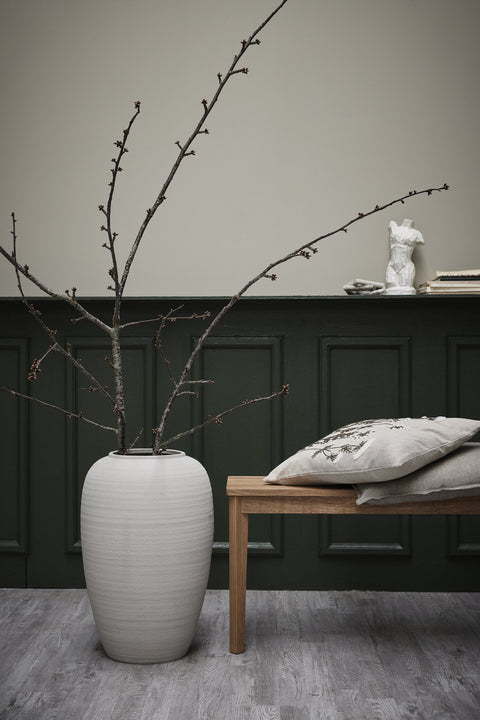 Elisse kitchen roll holder H35 cm. linen